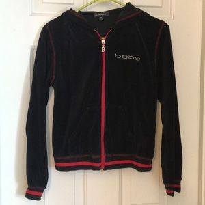 Bebe zip up hoodie